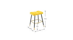 Yellow Color Julio Counter Stool - All India Decor