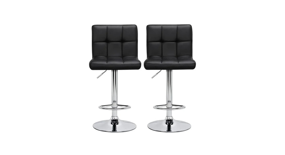 Black Color Gerrilyn Swiel Adjustable Bar Stool - All India Decor