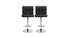 Black Color Gerrilyn Swiel Adjustable Bar Stool - All India Decor