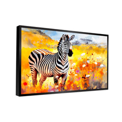 Beautiful Zebra Canvas Printed Wall Paintings