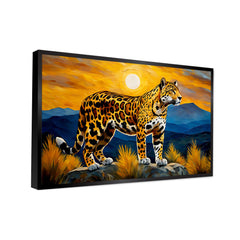 Beautiful Jaguar with Nature Scenery Wall Paintings & Arts