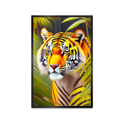 Bengal Tiger Face Canvas Printed Wall Paintings & Arts