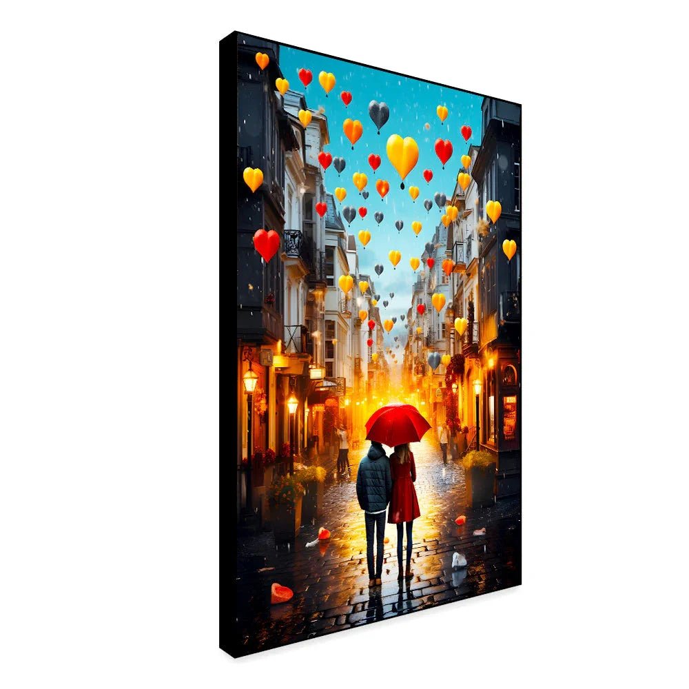 Beautiful Valentines Day Couple Love Canvas Wall Paintings & Arts - All India Decor