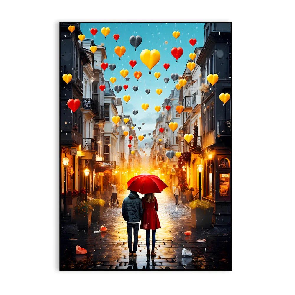 Beautiful Valentines Day Couple Love Canvas Wall Paintings & Arts - All India Decor