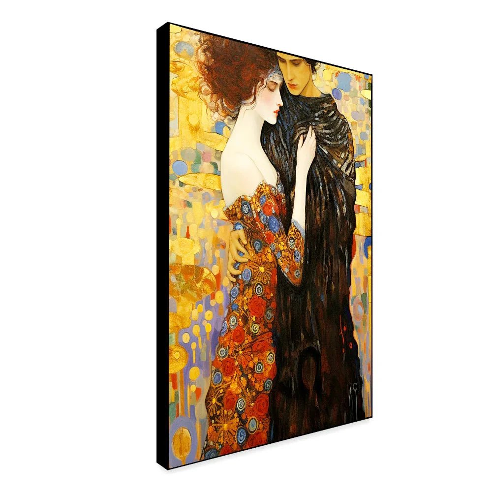 Beautiful Eternal Love Amidst Nature's Harmony Oswaldo Guayasamin's Canvas Wall Paintings & Arts - All India Decor