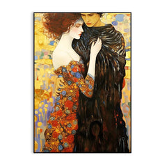 Beautiful Eternal Love Amidst Nature's Harmony Oswaldo Guayasamin's Canvas Wall Paintings & Arts - All India Decor