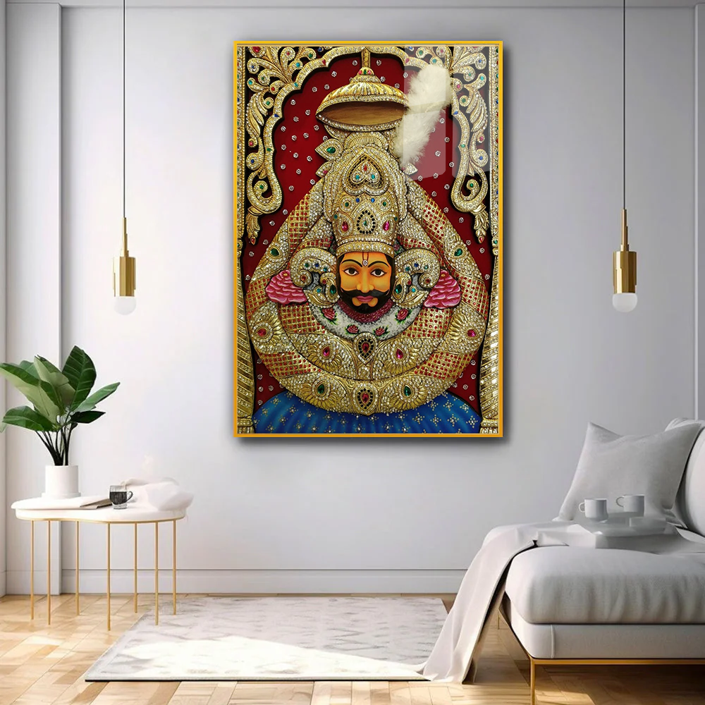 Khatu Shyam Devotional Acrylic Wall Paintings & Arts