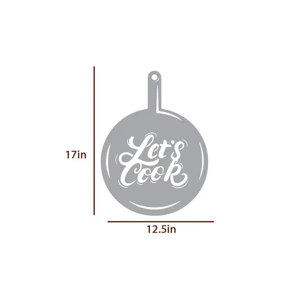 Pan - shaped Kitchen Backlit Wall Art for Chefs/Cooking Enthusiasts - All India Decor