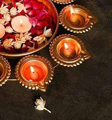 Golden Decorative Urli Bowl - All India Decor