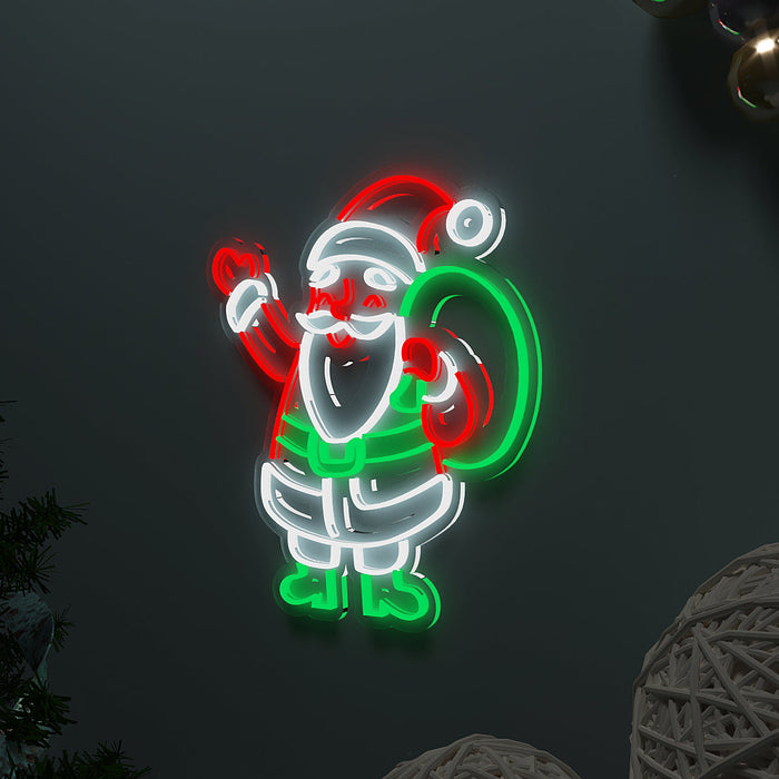 Merry Christmas Santa LED Neon Light