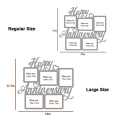 Happy Anniversary Red Hanging Photo Frame - All India Decor