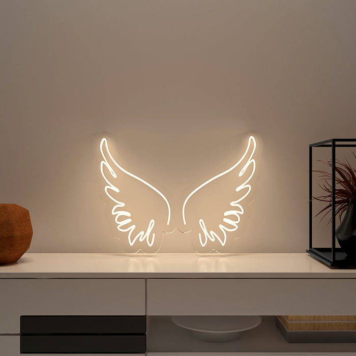 Angel Wings Neon LED Light (Available in Multiple Colors)