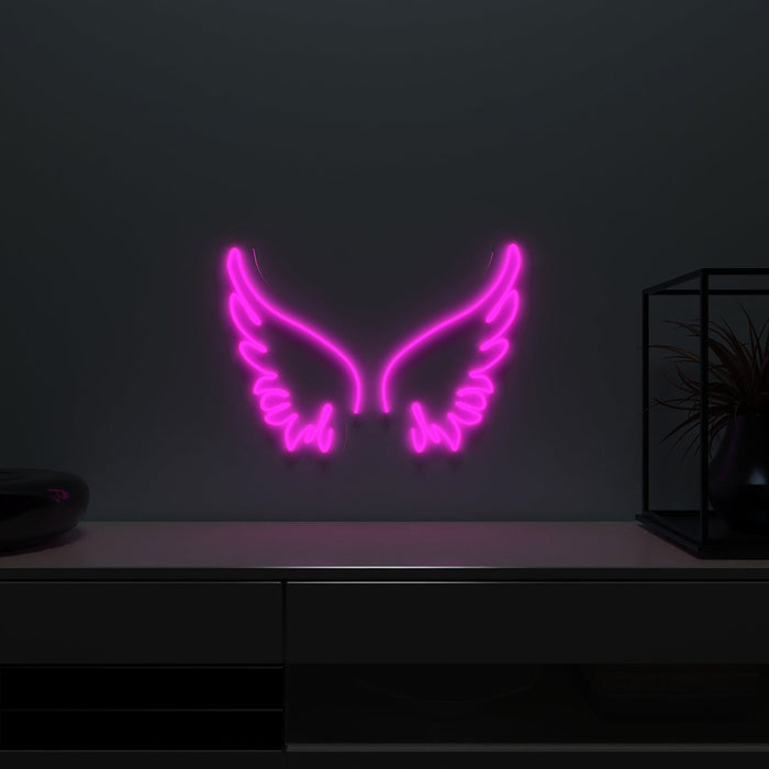 Angel Wings Neon LED Light (Available in Multiple Colors)