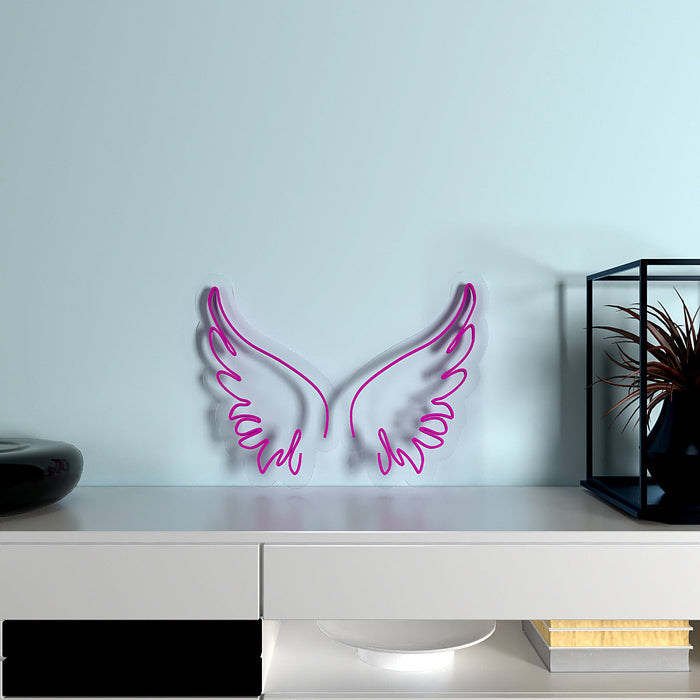 Angel Wings Neon LED Light (Available in Multiple Colors)