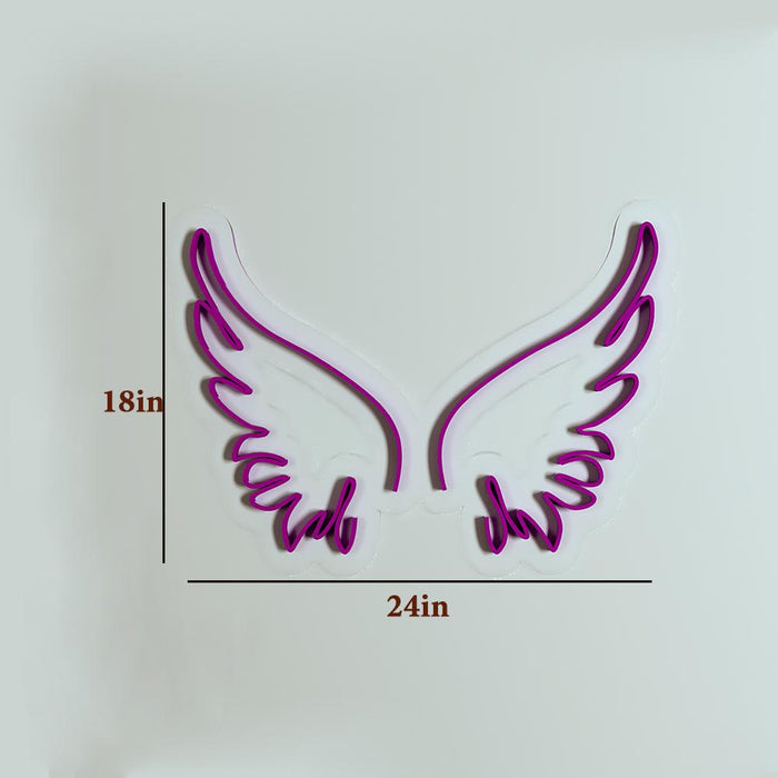 Angel Wings Neon LED Light (Available in Multiple Colors)