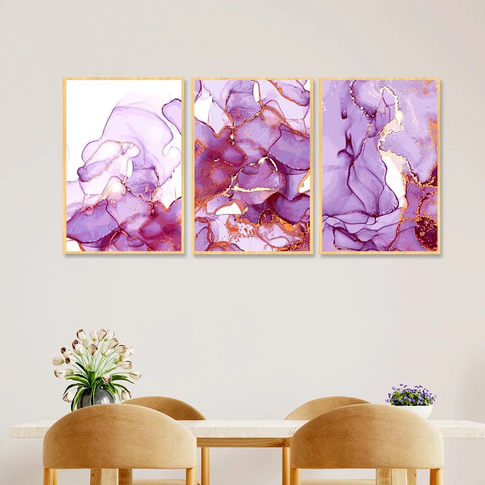 Tangled Abstract Wall Frame Set of 3 - All India Decor