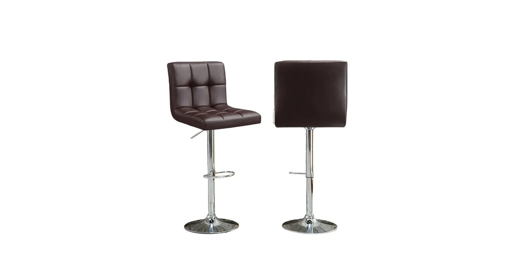 Brown Color Gerrilyn Swiel Adjustable Bar Stool - All India Decor