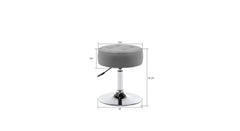 Grey Color Deria Vanity Stool - All India Decor