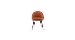 Orange Momence Accent Chair