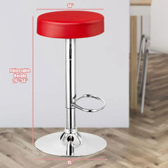 Red Linon Bar Stool - All India Decor