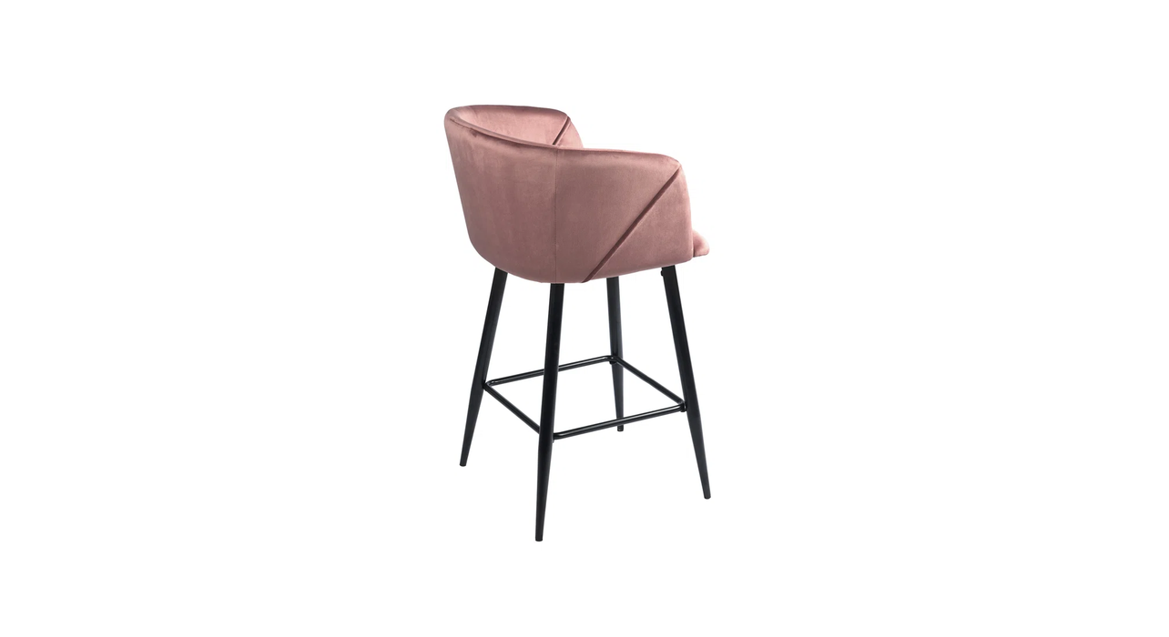 Pink Color Clea Counter Stool