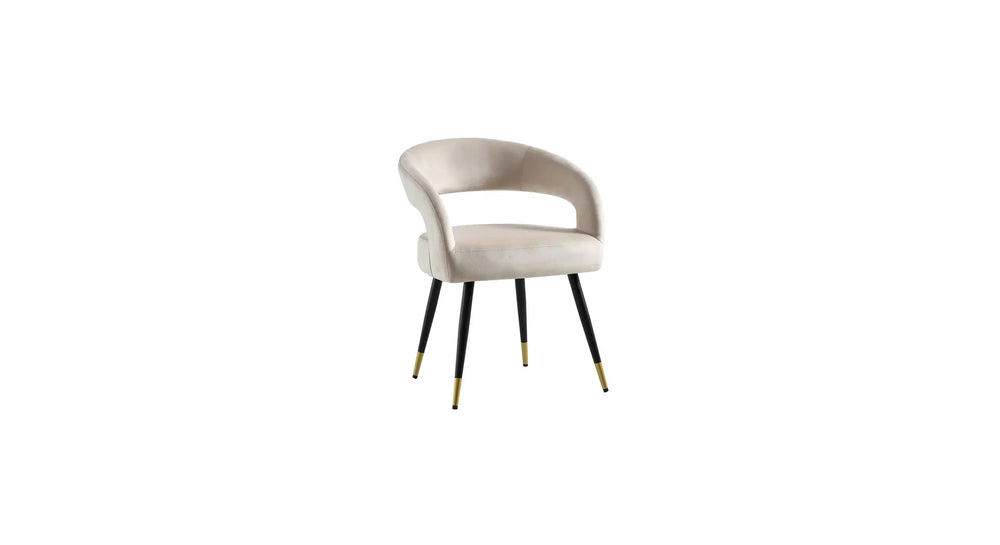 Beige Boucle Bentlee Accent Chair - All India Decor