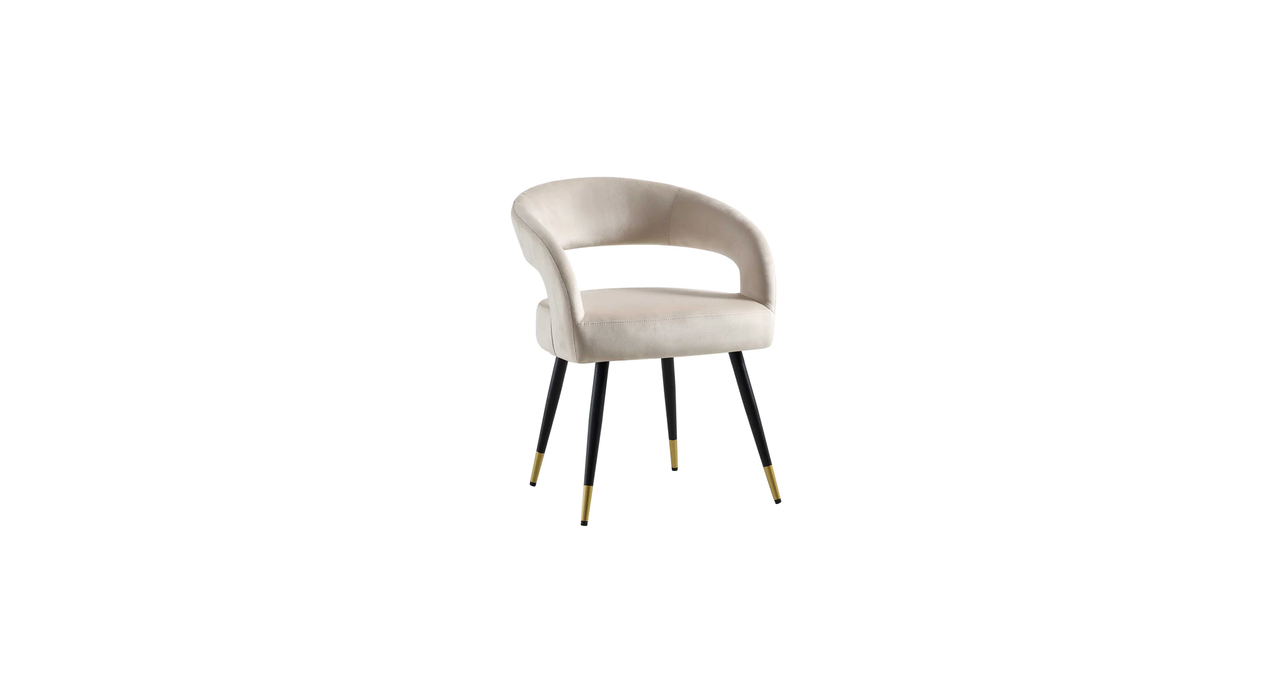 Beige Boucle Bentlee Accent Chair