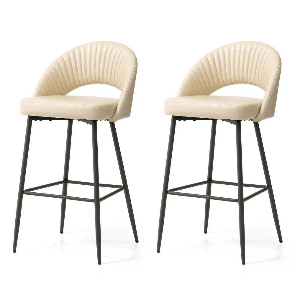 Beige Elmore Bar Stool - All India Decor
