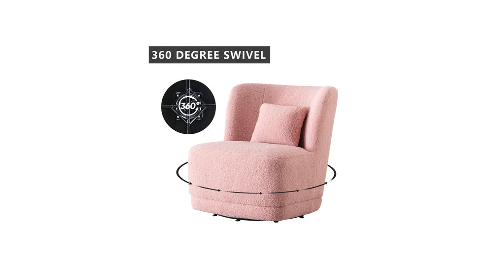 Pink Deeda Barrel Chair - All India Decor