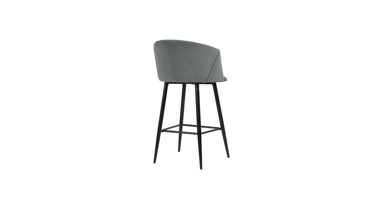 Grey Color Clea Counter Stool