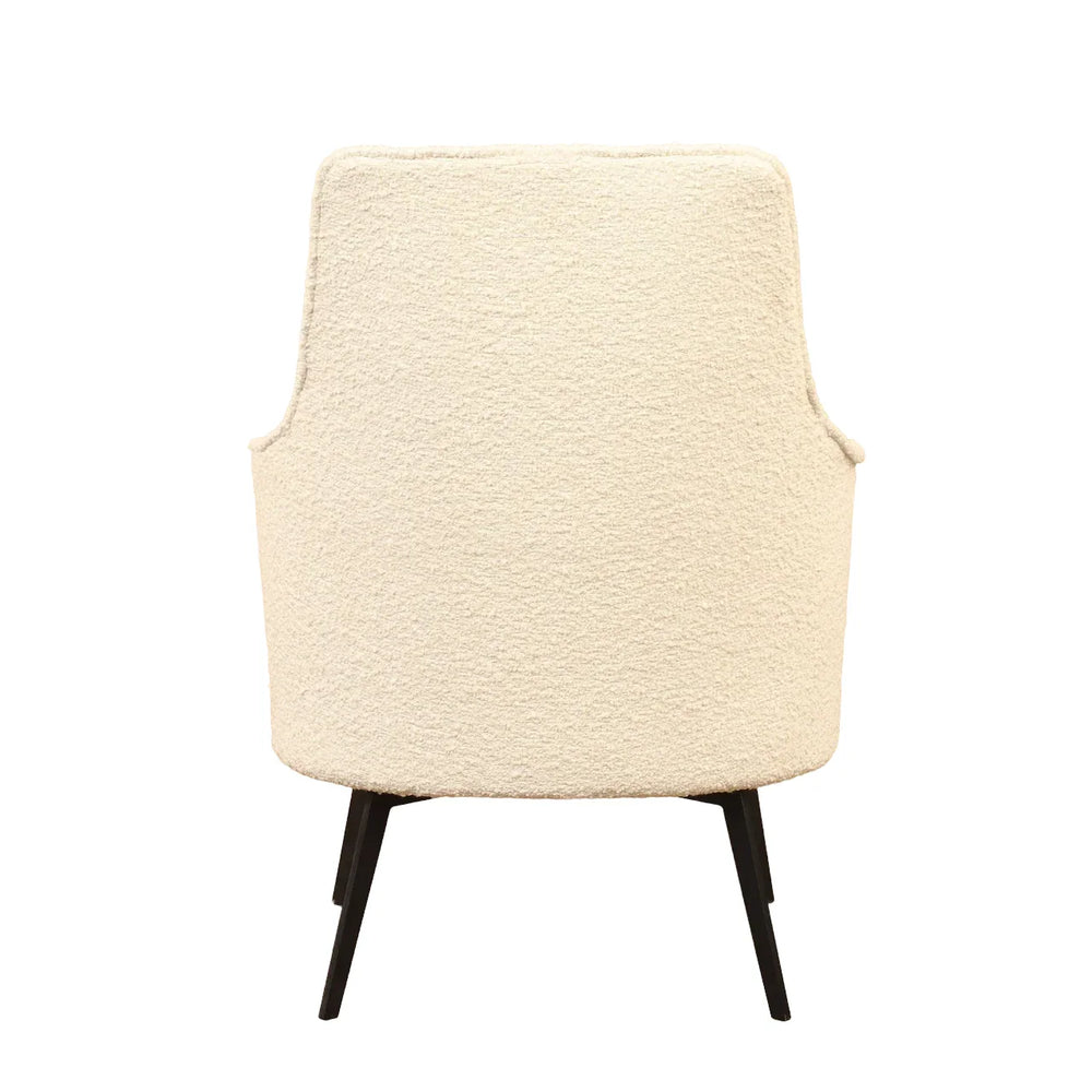 White Bertita Accnet Chair - All India Decor
