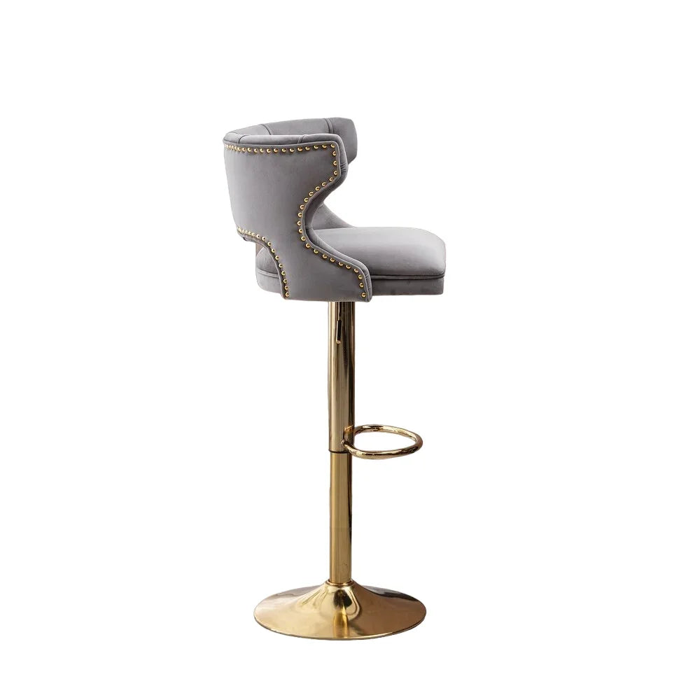 Grey Verona Bar Stool - All India Decor