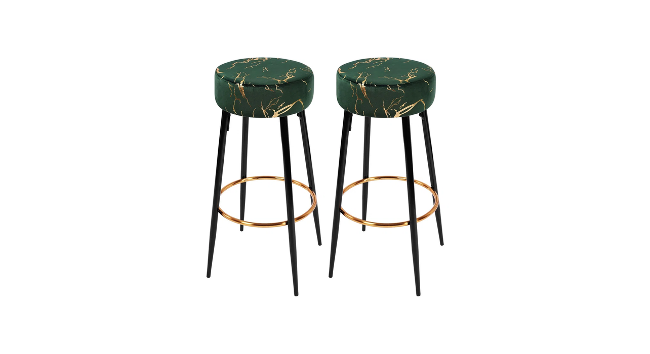 Green Color Nahman Bar Stool