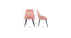 Pink Nico Side Chair - All India Decor