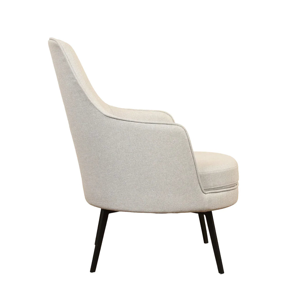 Grey Bertita Accnet Chair - All India Decor