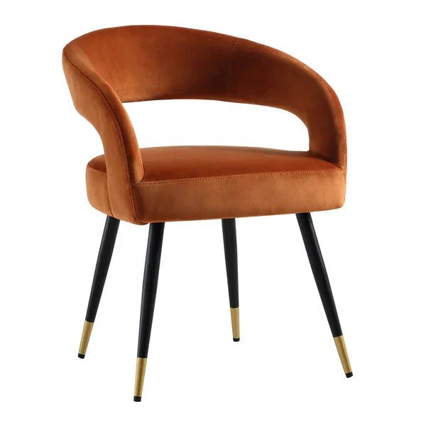 Orange Bentlee Accent Chair - All India Decor