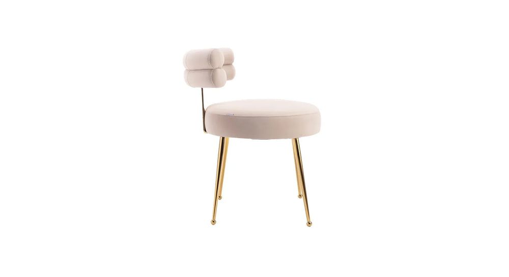 Beige Swizzy Aceent Chair - All India Decor