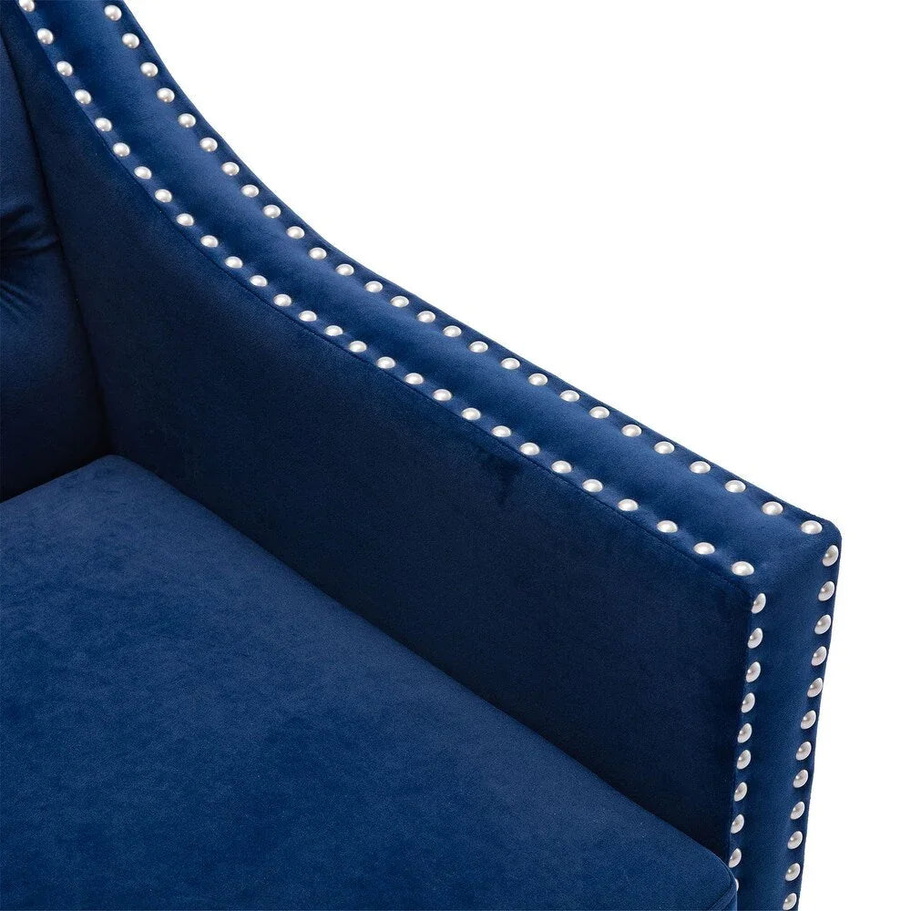 Blue Asaria Accent Chair - All India Decor
