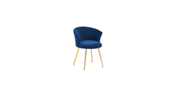 Blue Marwood Accent Chair