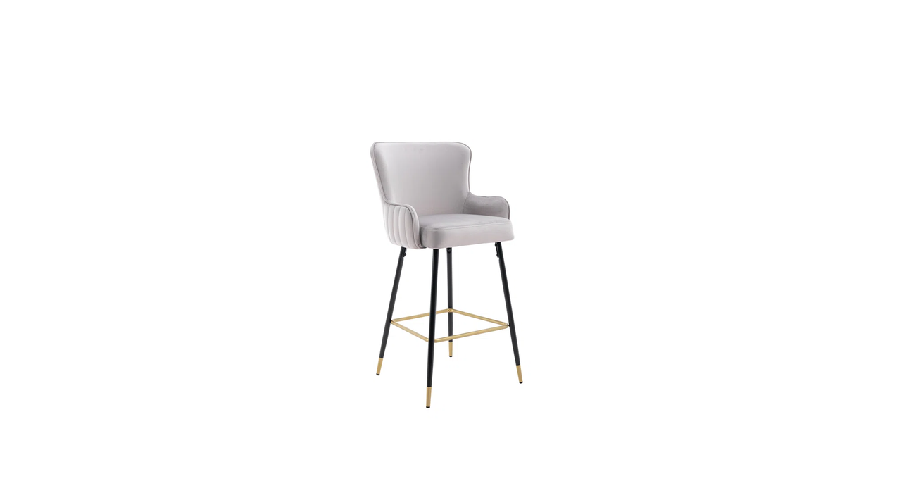 Grey Color Nolen Bar Stool