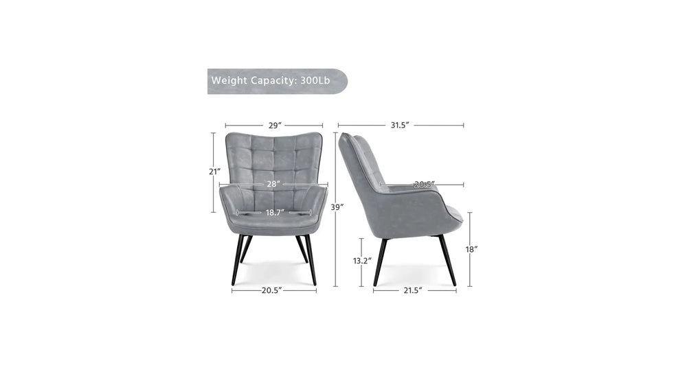 Grey Lapis Accent Chair - All India Decor