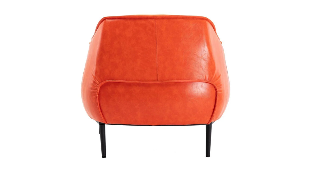 Orange Almeda Accnet Chair - All India Decor