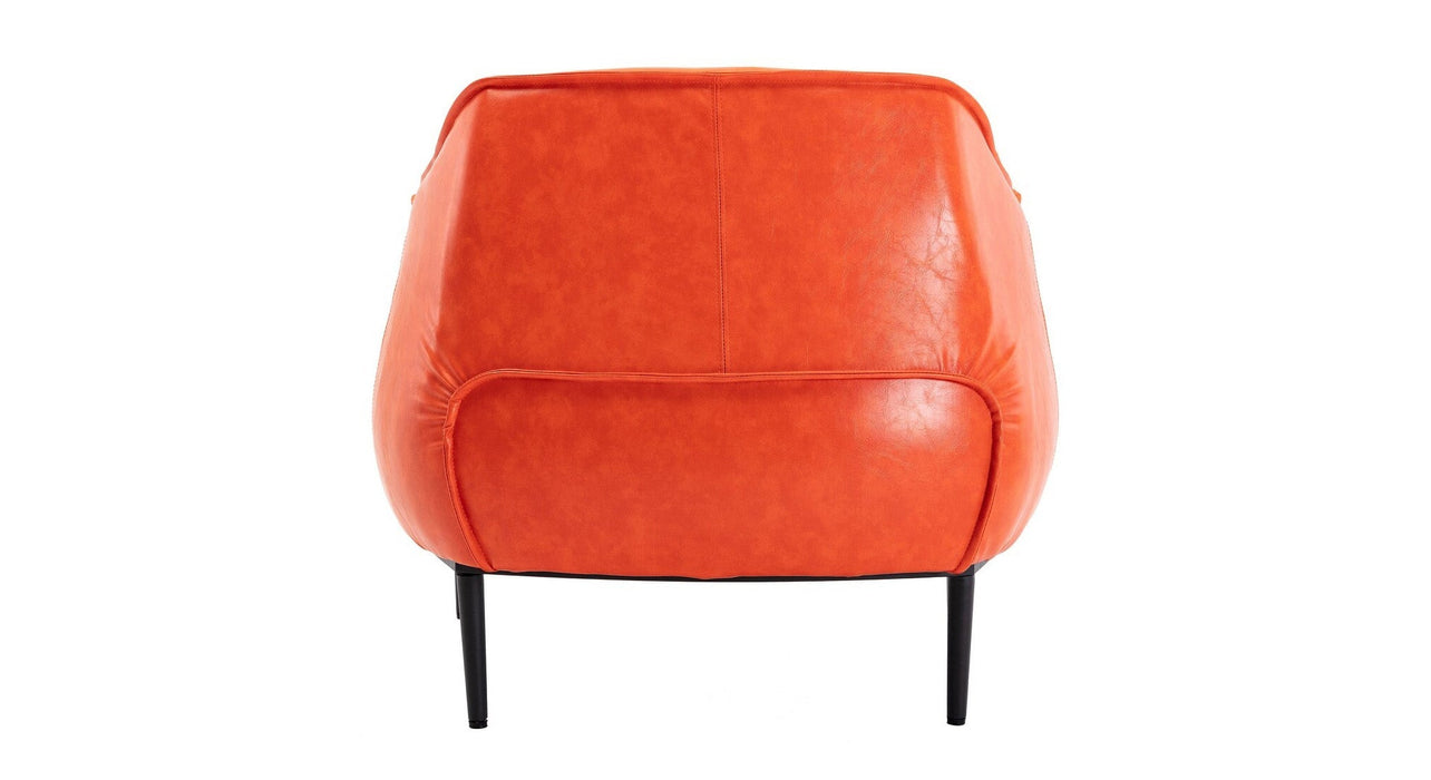 Orange Almeda Accnet Chair