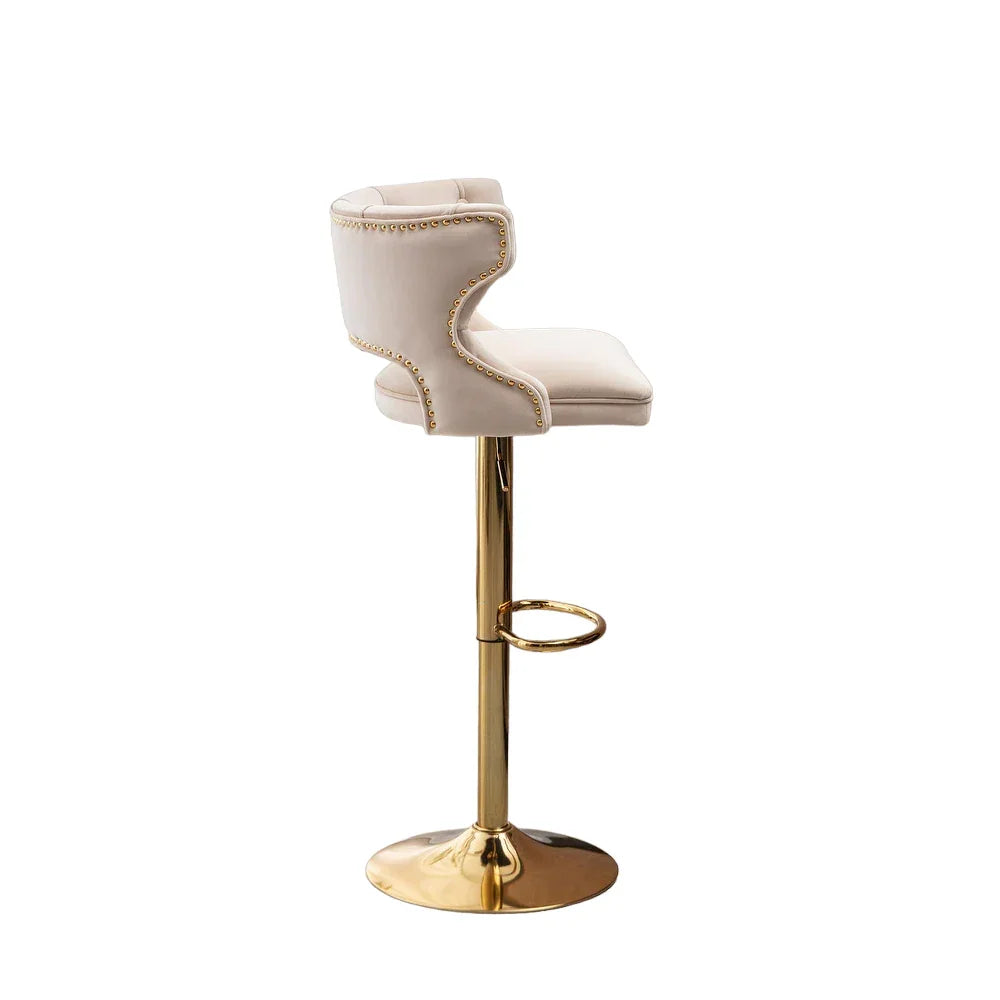 Beige Verona Bar Stool - All India Decor