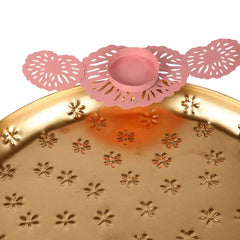 Pink Glass Urli Bowl Set of 3 - All India Decor