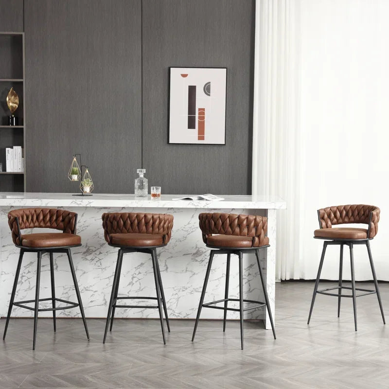 Brown Presley Bar Stool - All India Decor