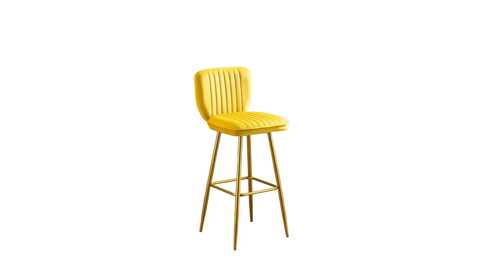 Yellow Color Rafael Bar Stool - All India Decor