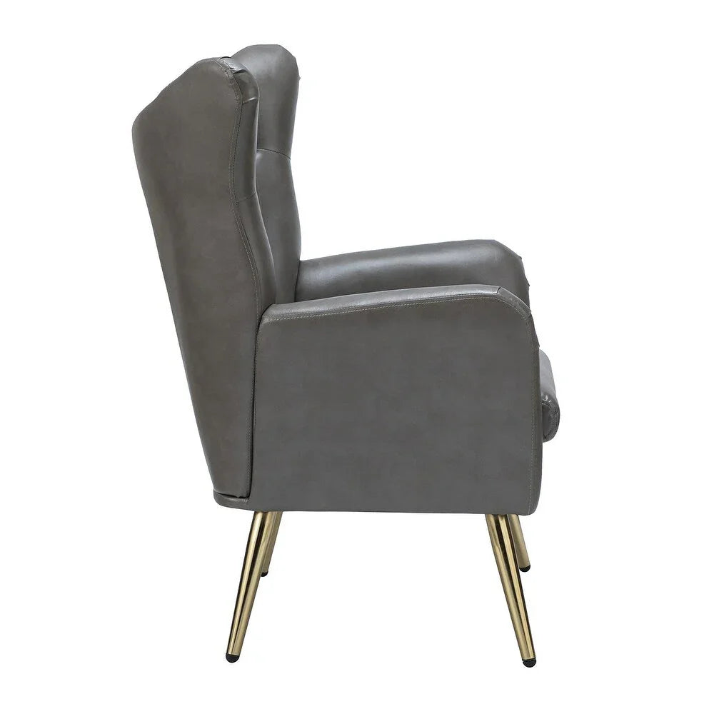 Grey Hedley Accent Chair - All India Decor