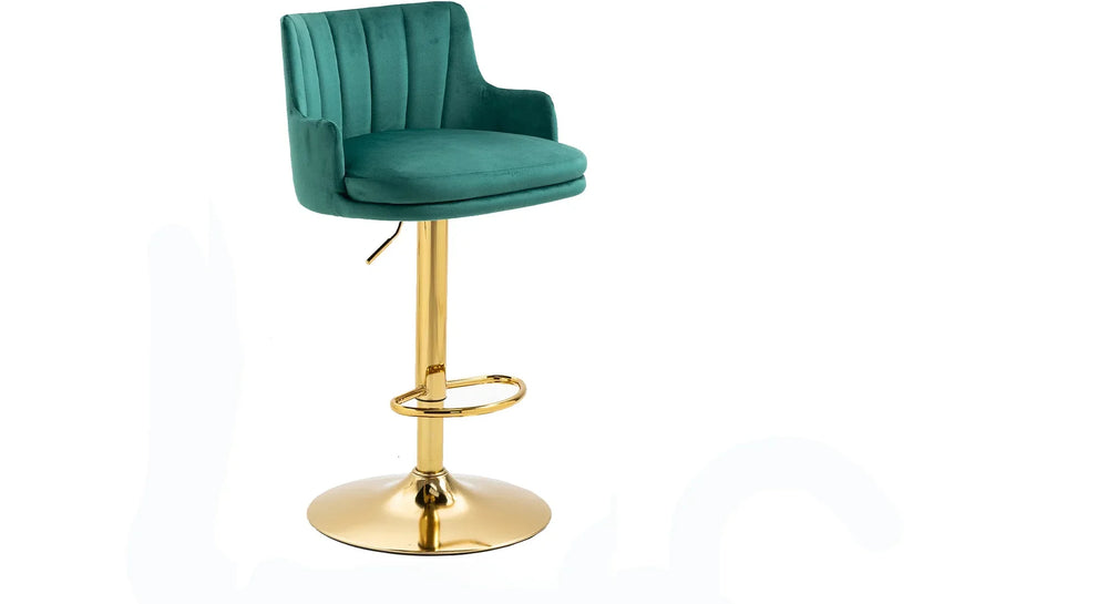 Green Color Oliver Bar Stool - All India Decor