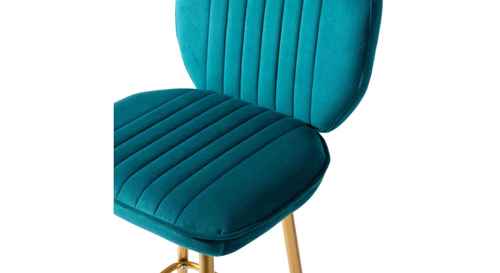 Teal Color Rafael Bar Stool - All India Decor